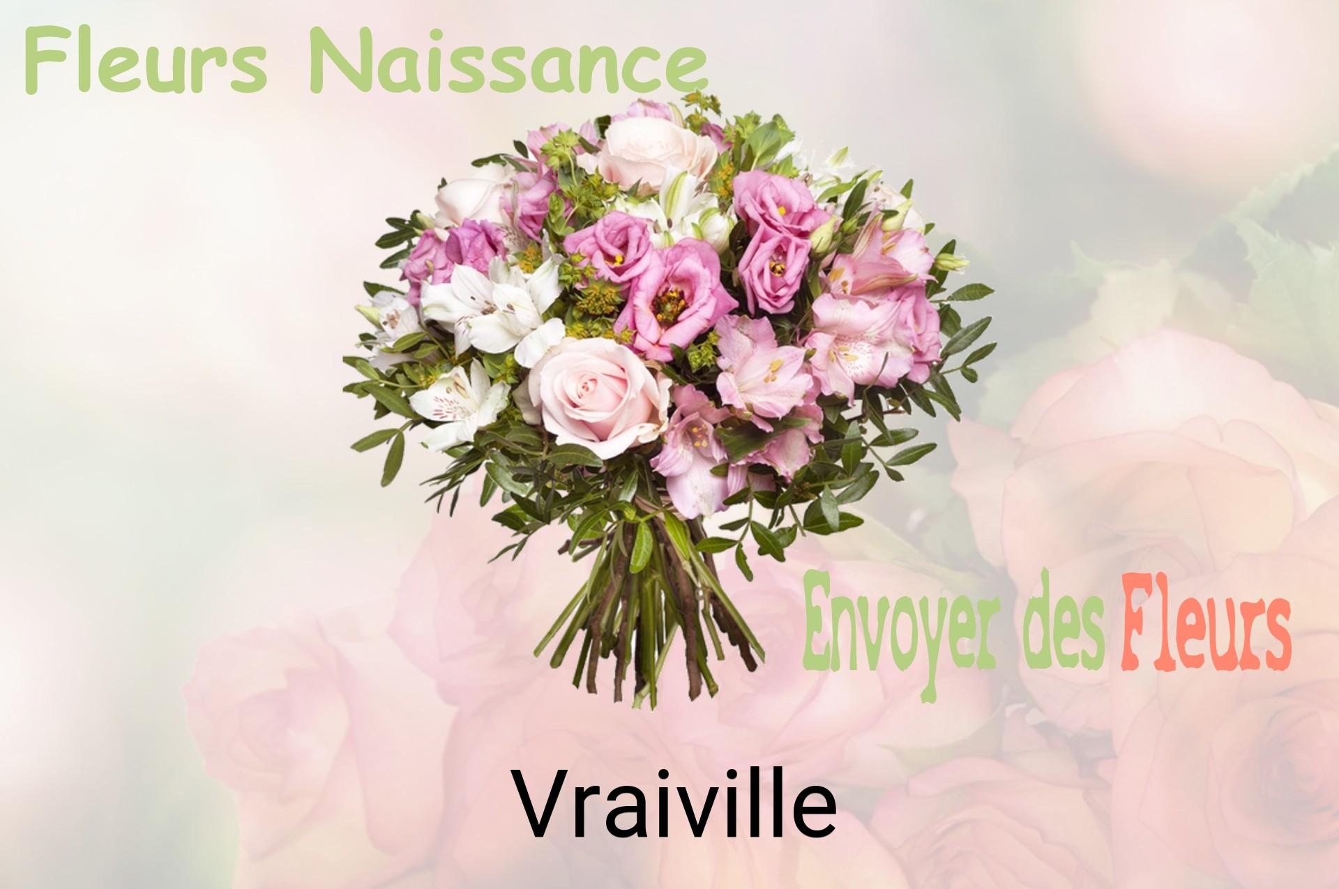 Bouquet de fleurs de naissance livré à Vraiville