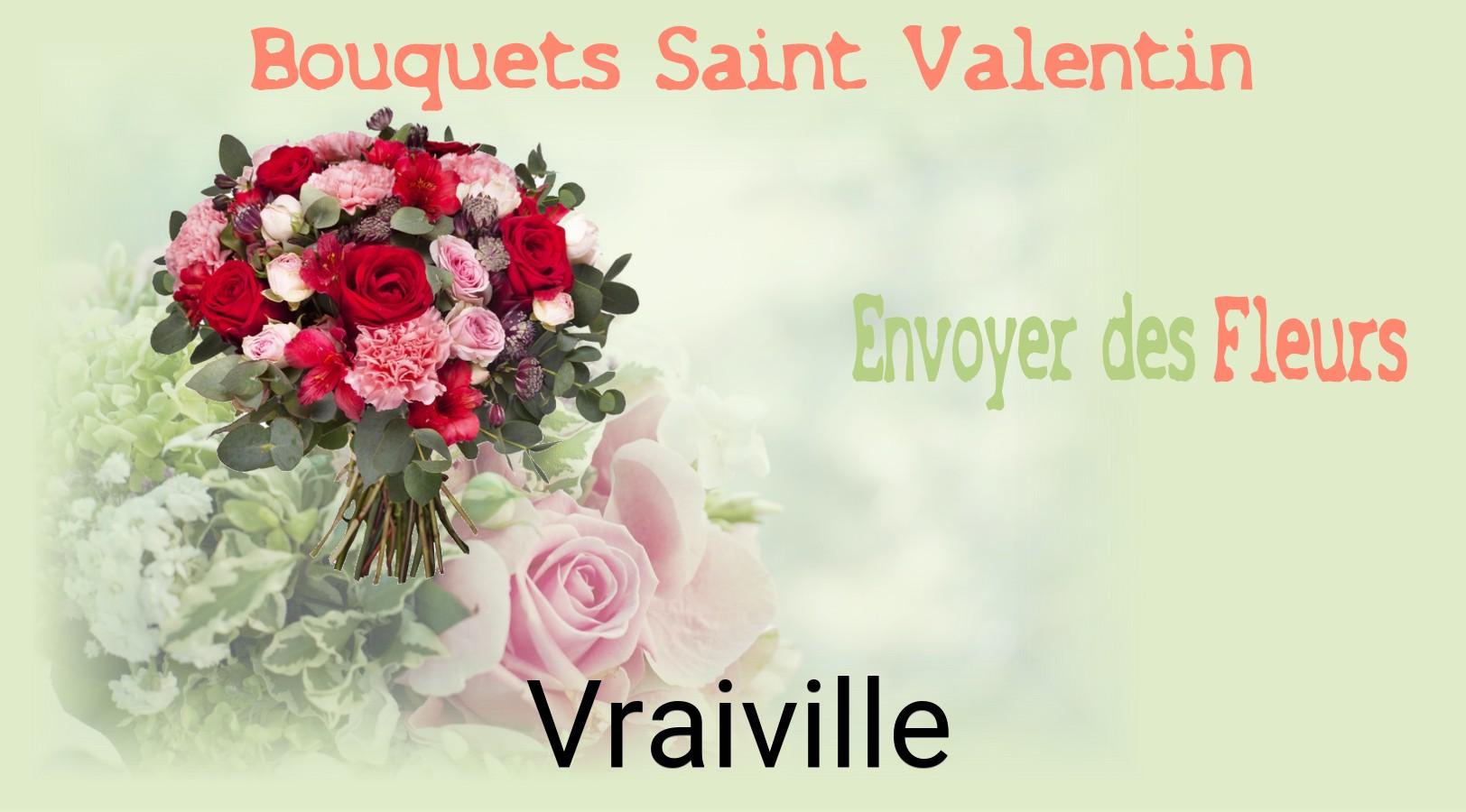 Roses de Saint-Valentin livrées à Vraiville